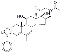 Cortivazol-d5 Struktur