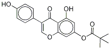 7-O-Pivaloyl-genistein Struktur