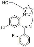 1'-HYDROXYMIDAZOLAM-13C3 Struktur