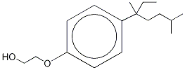 4-(3’,6’-Dimethyl-3’-heptyl)phenol Monoethoxylate-13C6 Struktur