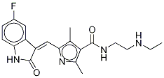 N-Desethyl Sunitinib-d5 Struktur