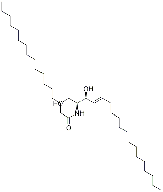 N-Heptadecanoyl-D-erythro-sphingosine-13C2,d2 Struktur