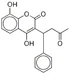 8-Hydroxy Warfarin-d5 Struktur