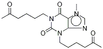 3-DesMethyl-3-(5-oxohexyl) Pentoxifylline Struktur