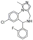 5,6-Dihydro MidazolaM-d6 Struktur