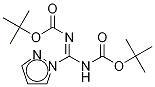 N,N'-Bis-Boc-1-guanylpyrazole-13C,15N2 Struktur