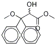 2-Hydroxy-3-Methoxy-3,3-diphenylpropanoic Acid-d3 Methyl Ester Struktur