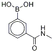 3-(MethylaMinocarbonyl)benzeneboronic Acid-13C,d3 Struktur