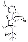 3-O-Methyl Norbuprenorphine-d9 Struktur