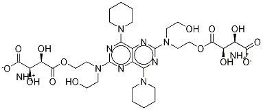 DipyridaMole Ditartaric Acid Diester DiaMMoniuM Salt (90%) Struktur