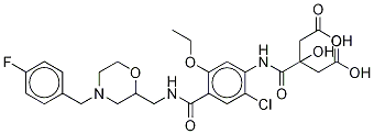 Mosapride-d5 Citric AMide Struktur