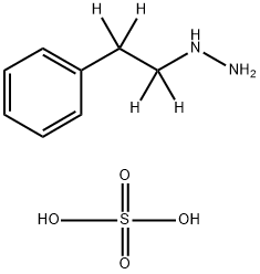 Phenelzine-d4 Sulfate Struktur