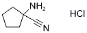 1-Amino-1-cyanocyclopentane-d4 Hydrochloride Struktur