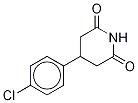 4-(4-Chlorophenyl)-2,6-piperidinedione-d4 Struktur