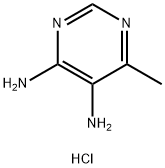 4,5-Diamino-6-methylpyrimidine Hydrochloride Struktur