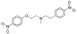 Methyl-(4-nitrophenylethyl)-(4-nitrophenoxyethyl-D4)amine Struktur