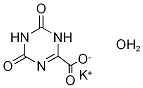 Oxonic Acid -13C2,15N3 Potassium Salt Hydrate Struktur