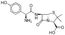 Amoxicillin-13C6 Struktur