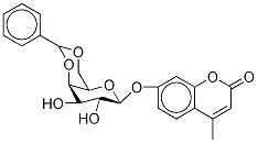 4-Methylumbelliferyl 4,6-O-Benzylidene--D-galactopyranoside Struktur