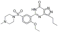 Pyrazole N-Demethyl Sildenafil-d3 Struktur