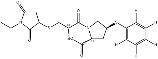 Zofenoprilat-d5 N-Ethyl Succinimide Struktur