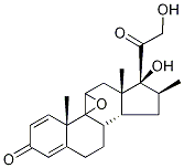 Betamethasone-d5 9,11-Epoxide Struktur