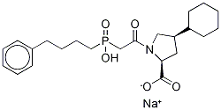 Fosinoprilat-d5 Sodium Salt Struktur