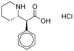 DL-threo-Ritalinic Acid Hydrochloride Struktur