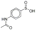 4-AcetaMidobenzenesulphinic Acid-d4 Struktur