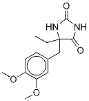 5-(3,4-DiMethoxybenzyl)-5-ethyl-hydantoin Struktur