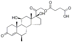 6α-Methyl Hydrocortisone 21-HeMisuccinate-d4 (Major) Struktur