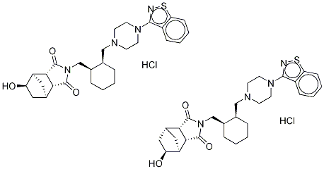 5α/6α-Hydroxy Lurasidone Hydrochloride
(Mixture of DiastereoMers) Struktur