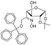 1,2-O-(1-Methylethylidene)-6-O-(triphenylMethyl)-β-L-arabino-hexofuranos-5-ulose OxiMe Struktur