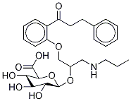 Propafenone-d5 β-D-Glucuronide Struktur