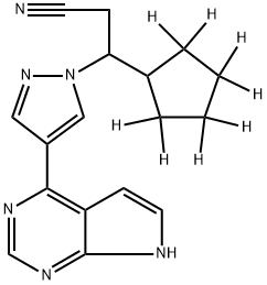 INCB 018424-13C,15N2 Struktur