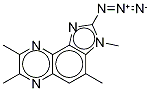 2-Azido-3,4,7,8-tetramethyl-3H-imidazo[4,5-f]quinoxaline-d3 Struktur