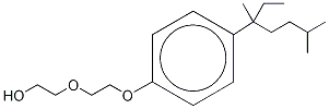 4-(3',6'-DiMethyl-3'-heptyl)phenol diethoxylate-13C6 Struktur