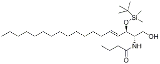 2-O-tert-ButyldiMethylsilyl C4 CeraMide Struktur