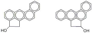 1,2-Dihydro-benz[j]aceanthrylen-2-ol and 5,6-Dihydro-benz[e]aceanthrylen-6-ol Struktur