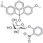 2-Nitrophenyl-6-O-dimethoxytrityl--D-galactopyranoside Struktur