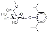 Propofol Glucuronide-d17 Methyl Ester Struktur