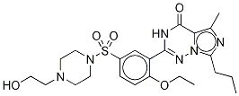 Hydroxy Vardenafil-d8 Struktur