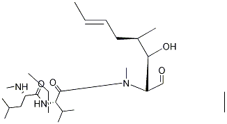 Cyclosporin A-d4 (Major) Struktur