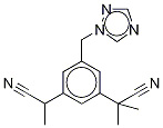 α-DesMethyl Anastrozole-d3 Struktur