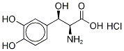 D,L-threo-Droxidopa-13C2,15N Hydrochloride Struktur