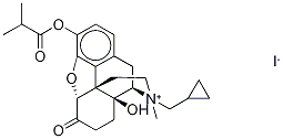 O-Isobutyryl N-Methyl Naltrexone-d3 Iodide Struktur