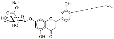 DiosMetin 7-O-β-D-Glucuronide SodiuM Salt Struktur