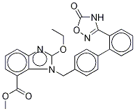 1-[[2'-(2,5-Dihydro-5-oxo-1,2,4-oxadiazol-3-yl)[1,1'-biphenyl]-4-yl]Methyl]-2-ethoxy-1H-benziMidazole-7-carboxylic-d5 Acid Methyl Ester Struktur