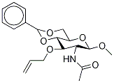 Methyl 2-(AcetylaMino)-2-deoxy-4,6-O-(phenylMethylene)-3-O-2-propen-1-yl-β-D-glucopryanoside Struktur