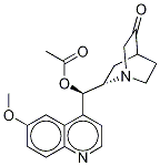 3-Oxo-3-desvinylquinine 9-Acetate Struktur